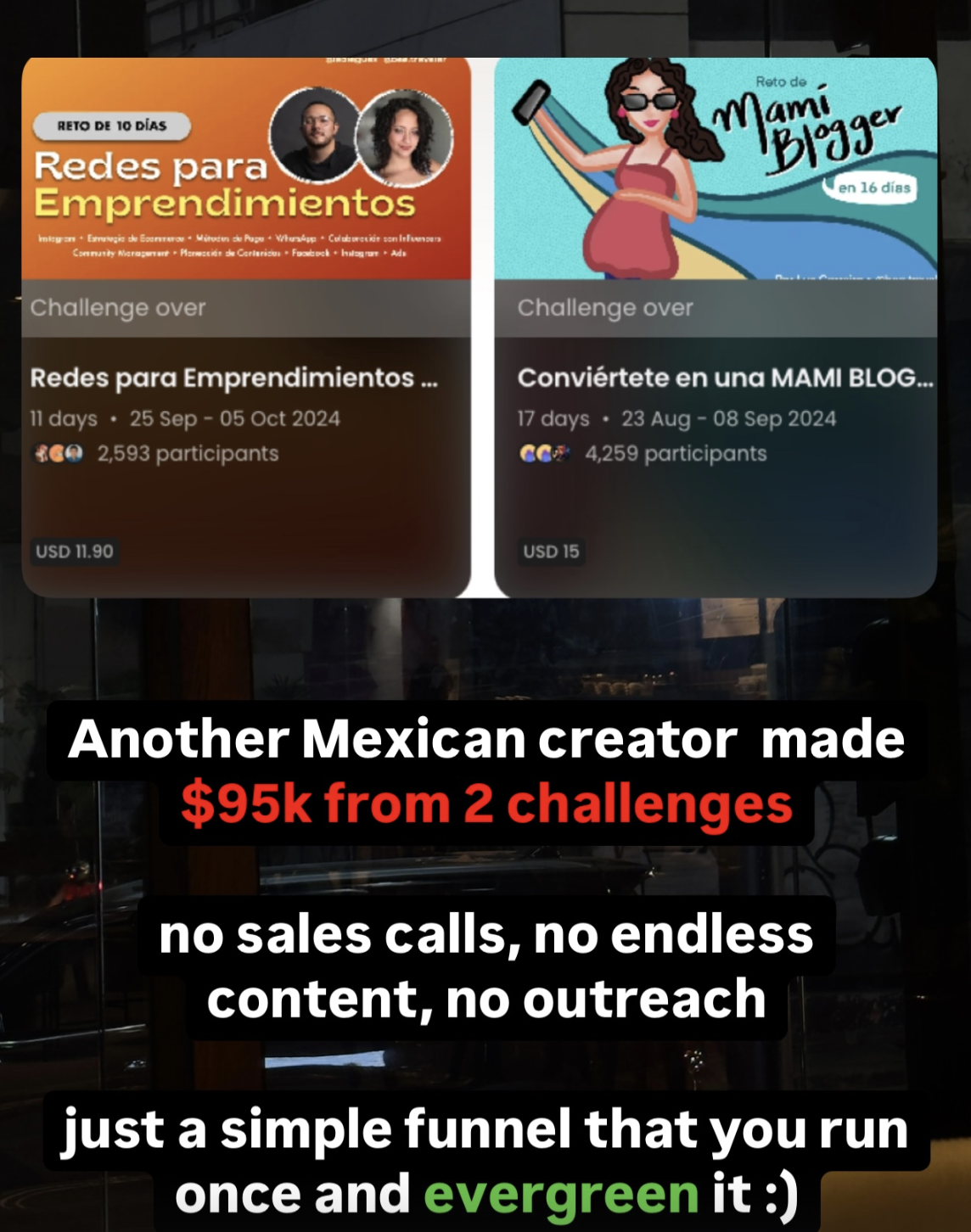 $95K from 2 Challenges