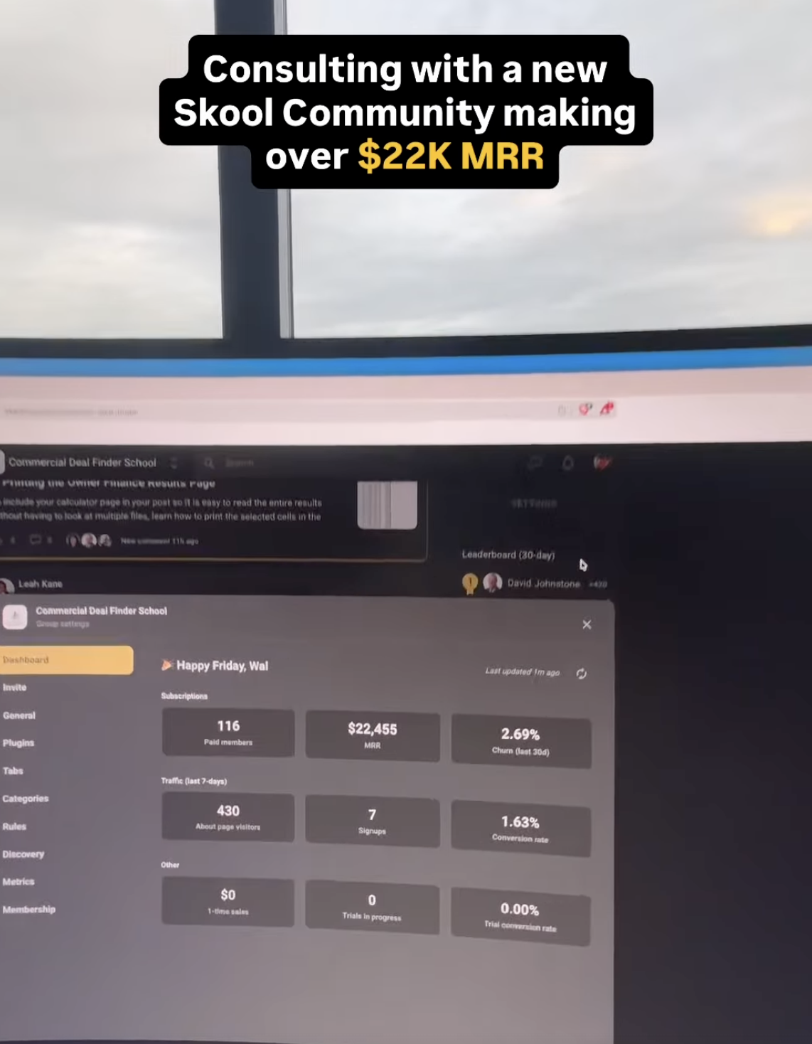 Skool Community — $22K MRR