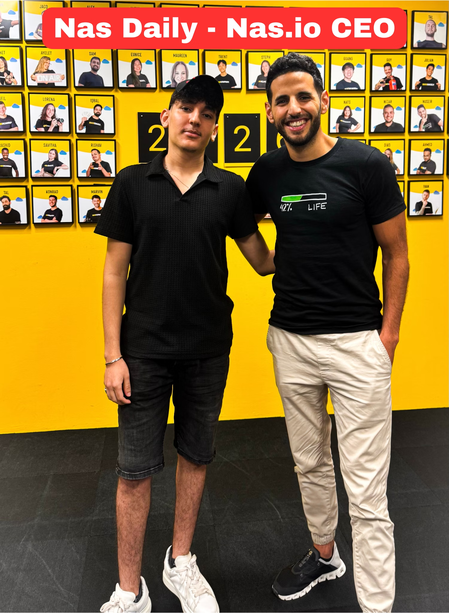 With Nas Daily — nas.io CEO